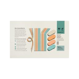 Silicone Straw Set