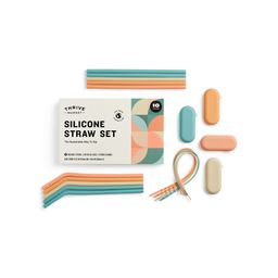 Silicone Straw Set