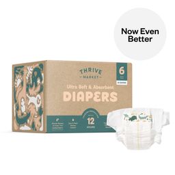 Value Size Ultra Soft & Absorbent Diapers, Size 6