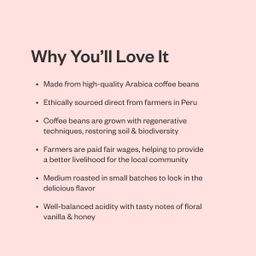 Vanilla Coffee, Regeneratively Grown Organic, Ground