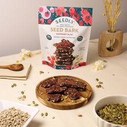 Raspberry Bliss, Organic Dark Chocolate Bark
