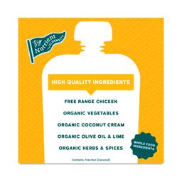 Baby Food Pouches, Coconut Curry with Free Range Chicken