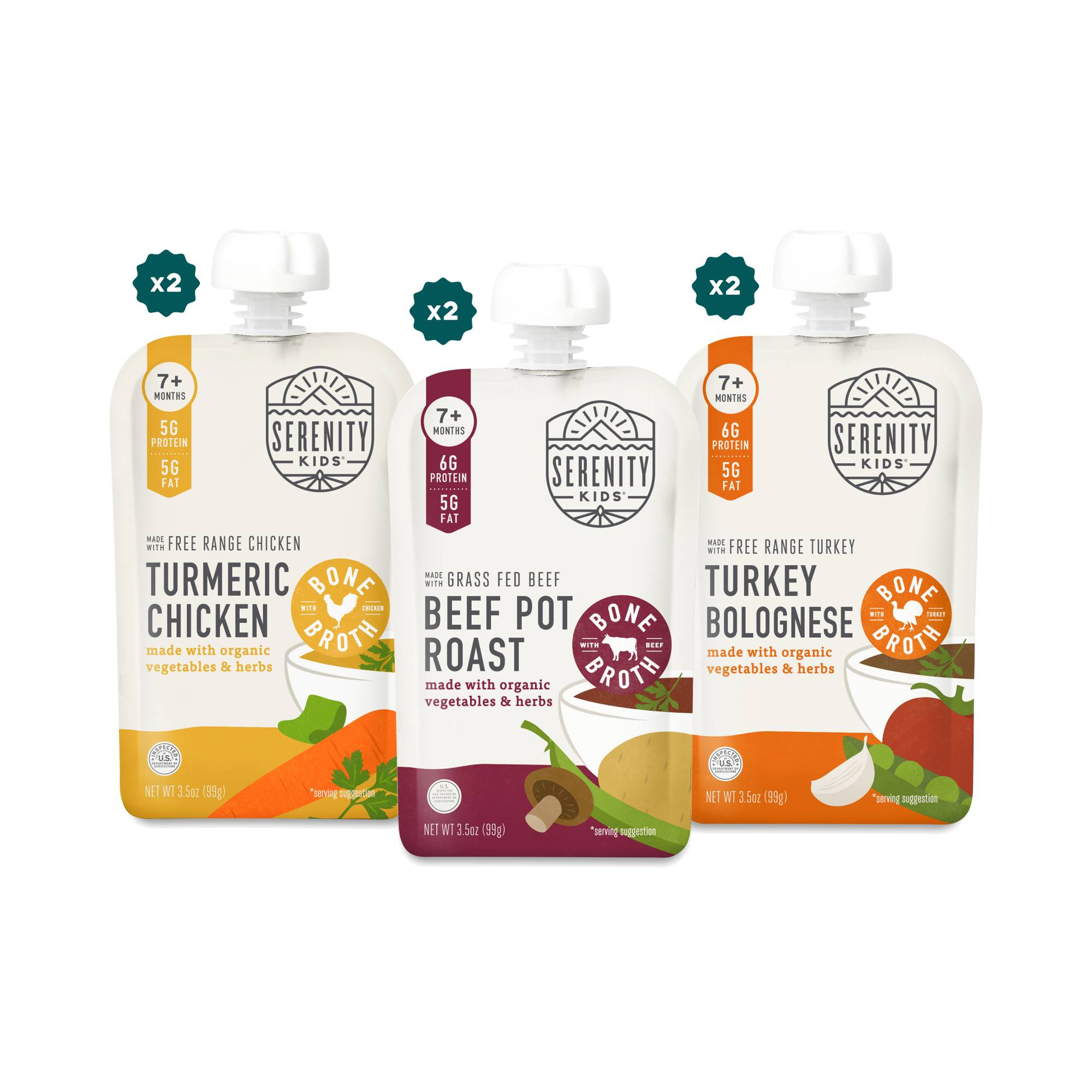 Bone Broth Meal, Variety Pack