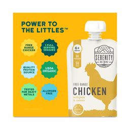 Free Range Chicken with Organic Peas and Carrots Baby Food