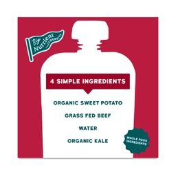 Grass Fed Beef with Organic Kale and Sweet Potato Baby Food