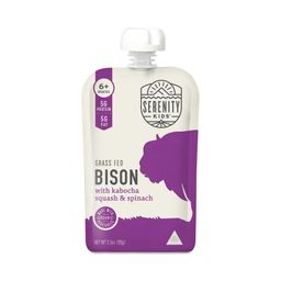 Grass Fed Bison with Organic Kabocha Squash & Spinach Baby Food