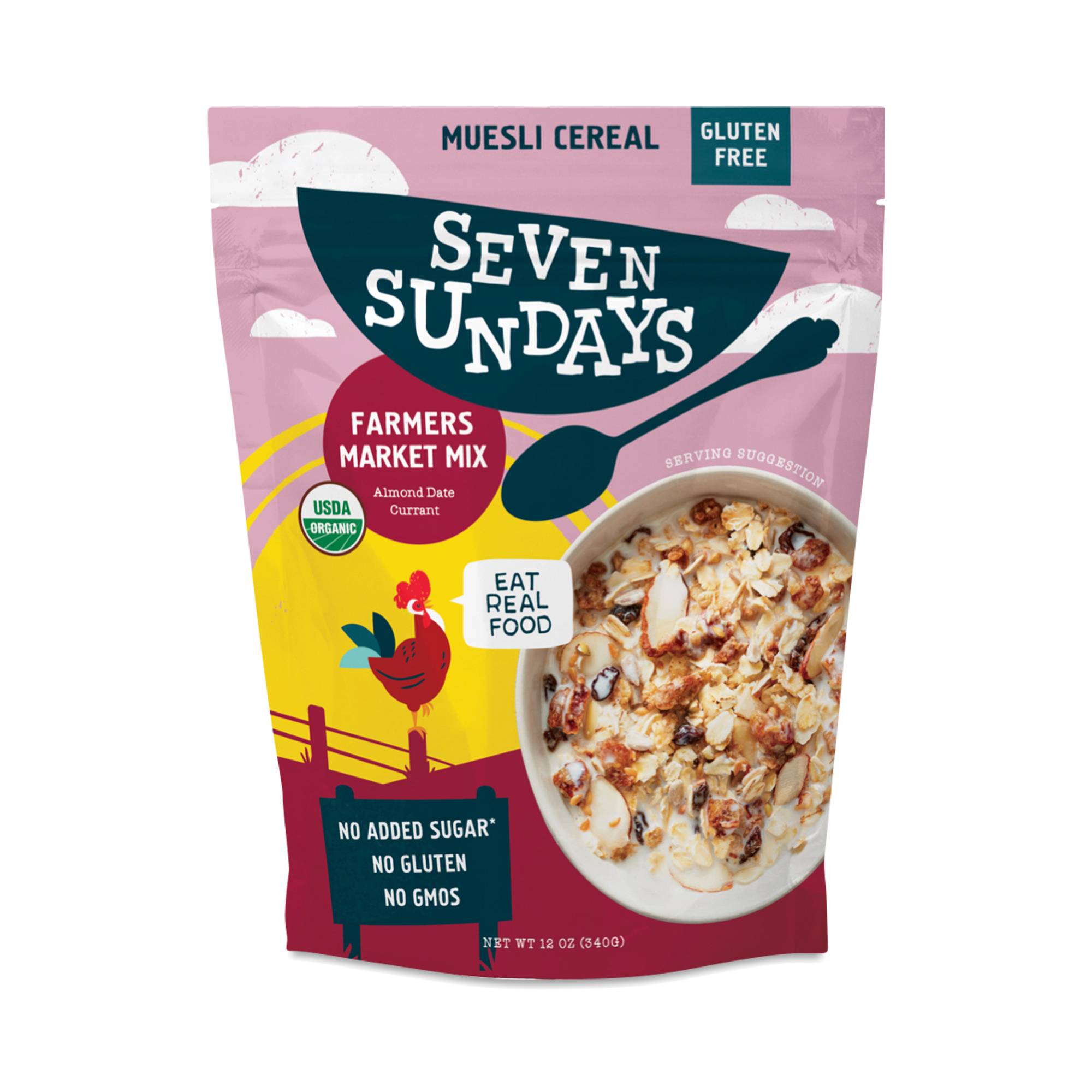 Organic Farmers Market Muesli, Almond Date Currant