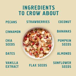 Rise & Shine Granola, Strawberry Banana Nut