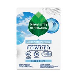 Dishwasher Detergent Powder, Free & Clear