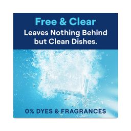 Dishwashing Detergent Packs, Free & Clear