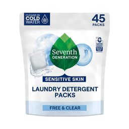 Laundry Detergent Packs, Free & Clear