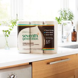 Unbleached Paper Towels, 100% Recycled Paper