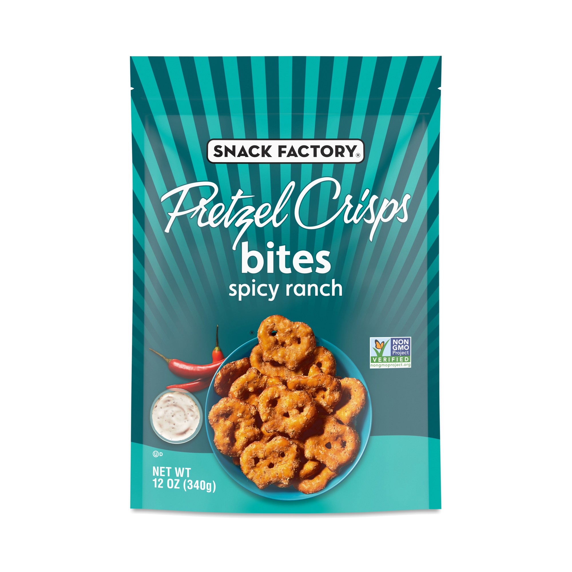 Snack Factory Pretzel Crisps Bites, Spicy Ranch Thrive Market