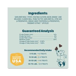 Soft-Baked Biscuit Dog Treats, Bananas for Bacon, Value Size