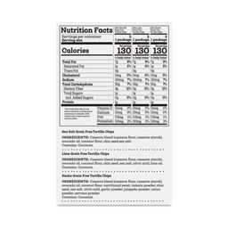 Grain Free Tortilla Chips, Variety Snack Pack