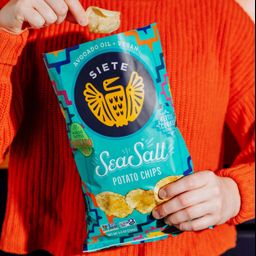 Kettle Cooked Potato Chips, Sea Salt