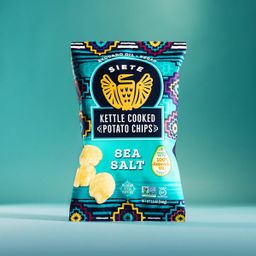 Kettle Cooked Potato Chips, Sea Salt