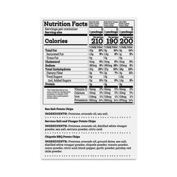 Kettle Cooked Potato Chips, Variety Snack Pack