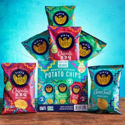 Kettle Cooked Potato Chips, Variety Snack Pack