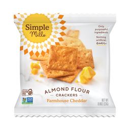Almond Flour Crackers, Farmhouse Cheddar, Snack Packs
