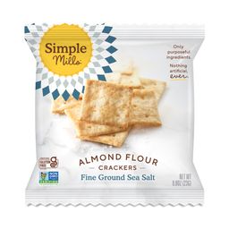 Almond Flour Crackers, Fine Ground Sea Salt, Snack Packs