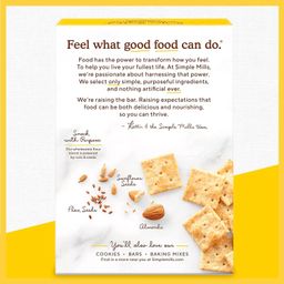 Almond Flour Crackers, Rosemary & Sea Salt, Family Size