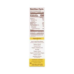 Cracked Black Pepper Almond Flour Crackers