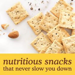 Cracked Black Pepper Almond Flour Crackers
