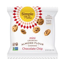 Mini Crunchy Cookies, Chocolate Chip, Snack Packs
