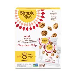 Mini Crunchy Cookies, Chocolate Chip, Snack Packs