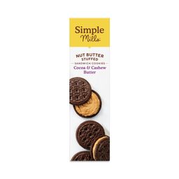 Nut Butter Stuffed Sandwich Cookies, Cocoa & Cashew Butter