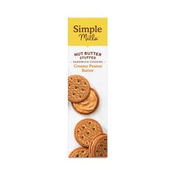 Nut Butter Stuffed Sandwich Cookies, Creamy Peanut Butter