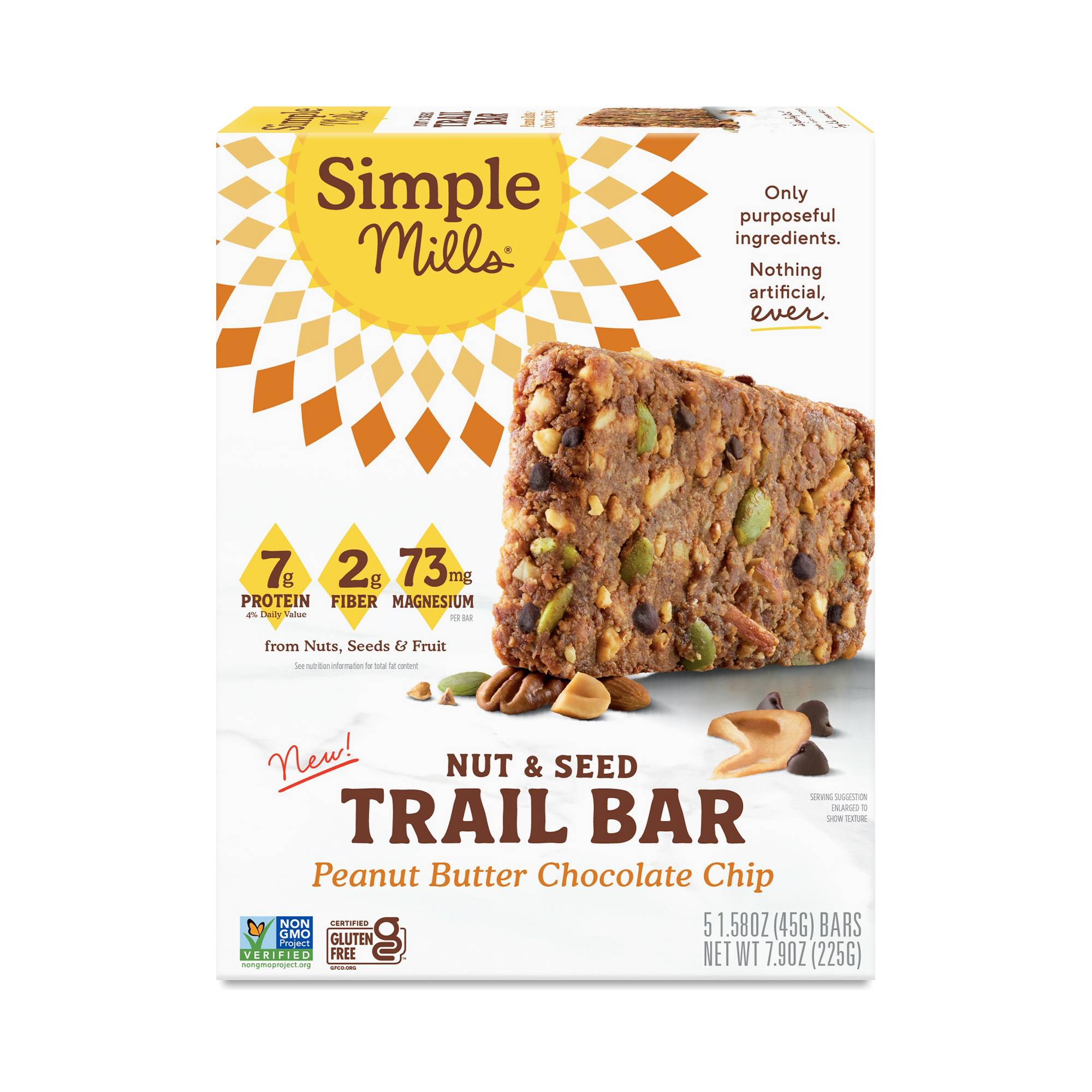 Nut & Seed Trail Bar, Peanut Butter Chocolate Chip