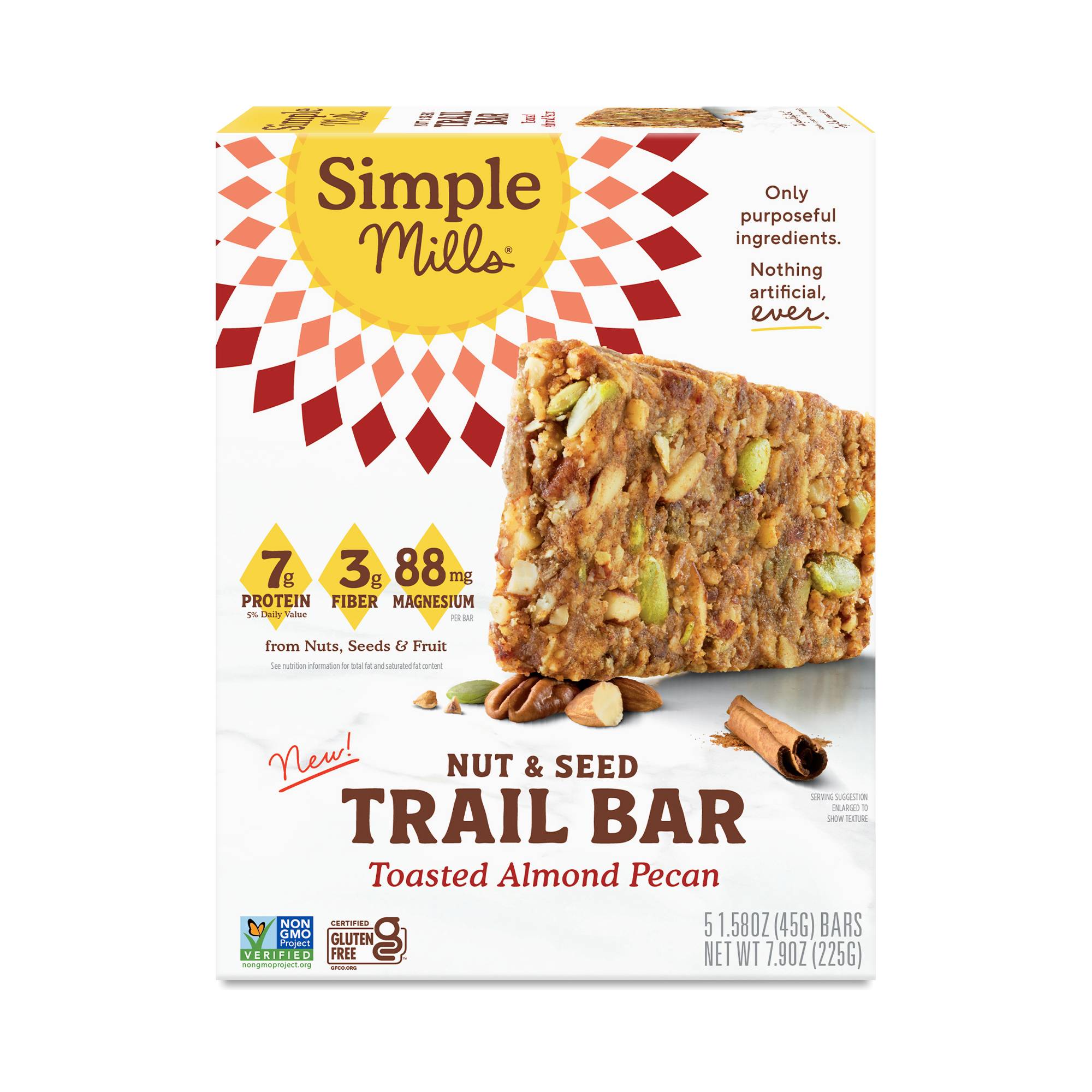 Nut & Seed Trail Bar, Toasted Almond Pecan