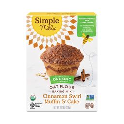 Oat Flour Baking Mix, Cinnamon Swirl Muffin & Cake