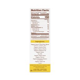 Organic Seed Flour Crackers, Everything
