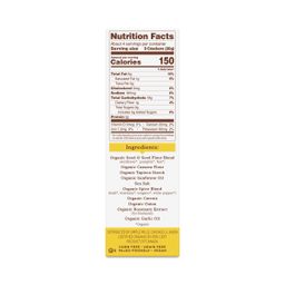 Organic Seed Flour Crackers, Garlic & Herb