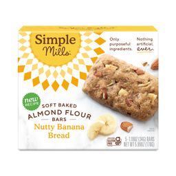 Soft Baked Almond Flour Bars, Nutty Banana Bread