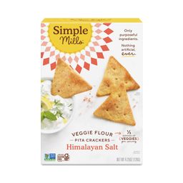 Veggie Pita Crackers, Himalayan Salt
