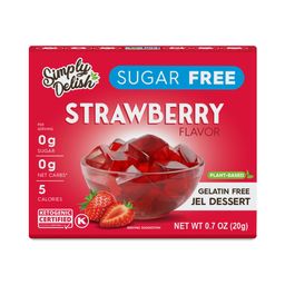 Gelatin Free Jel Dessert, Strawberry
