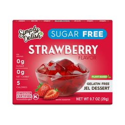 Gelatin Free Jel Dessert, Strawberry