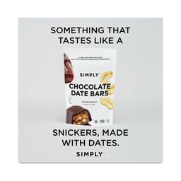 Chocolate Date Bars, Salted Peanut