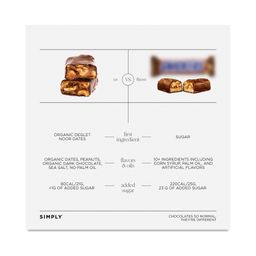 Chocolate Date Bars, Salted Peanut