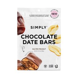 Chocolate Date Bars, Salted Peanut