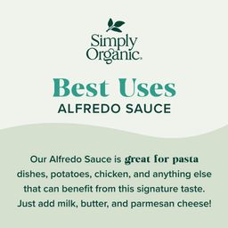 Seasoning Mix, Alfredo Sauce