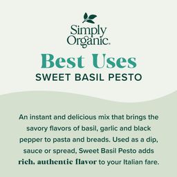 Seasoning Mix, Sweet Basil Pesto