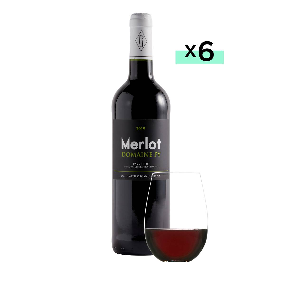 Domaine Py Merlot 2019, Half Case of Wine Thrive Market