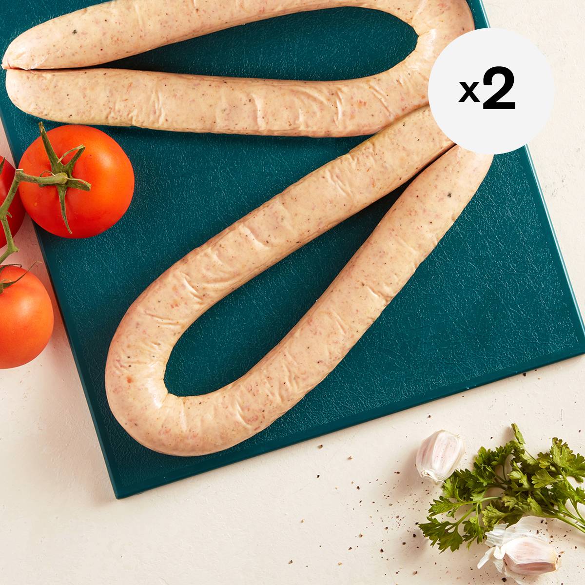 Organic No Sugar Added Smoked Sausage, 2 Pack