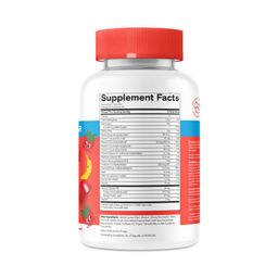Kids Zero Sugar Multi & Omegas Gummies, Strawberry Banana