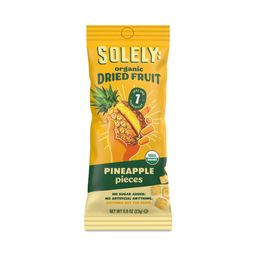 Organic Dried Fruit, Pineapple Pieces, Snack Pack